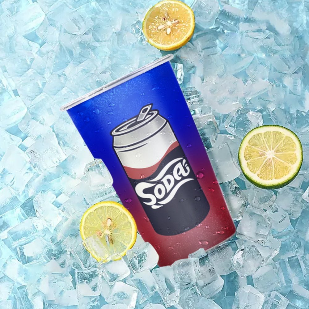 450ml Soda Cold color changing Aluminum Cup