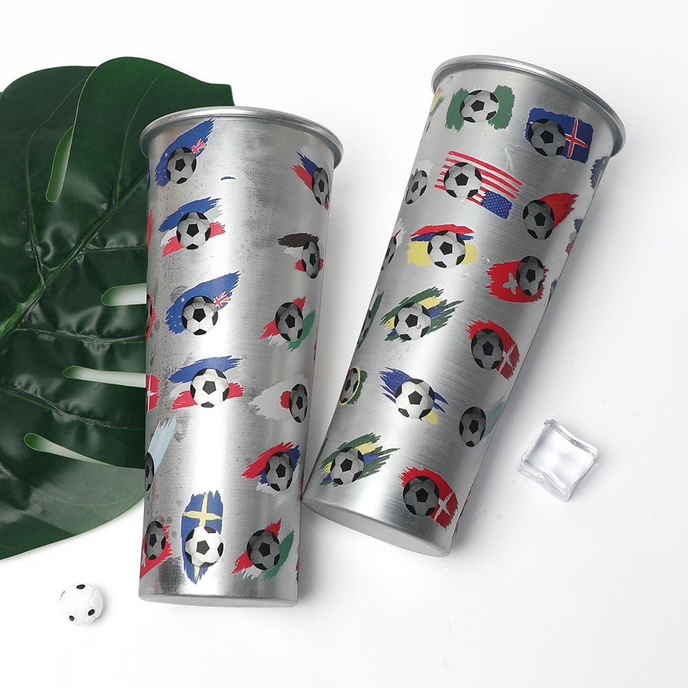Football cold color changing cup