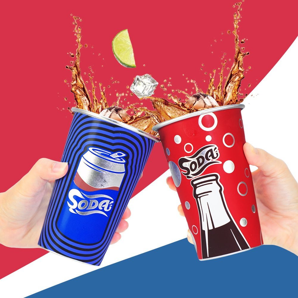 450ml Soda Cold color changing Aluminum Cup