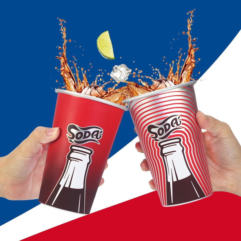 450ml Soda Cold color changing Aluminum Cup