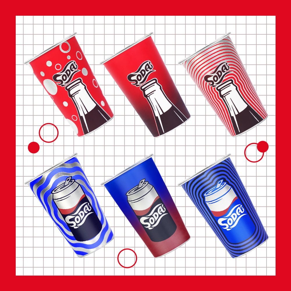 450ml Soda Cold color changing Aluminum Cup