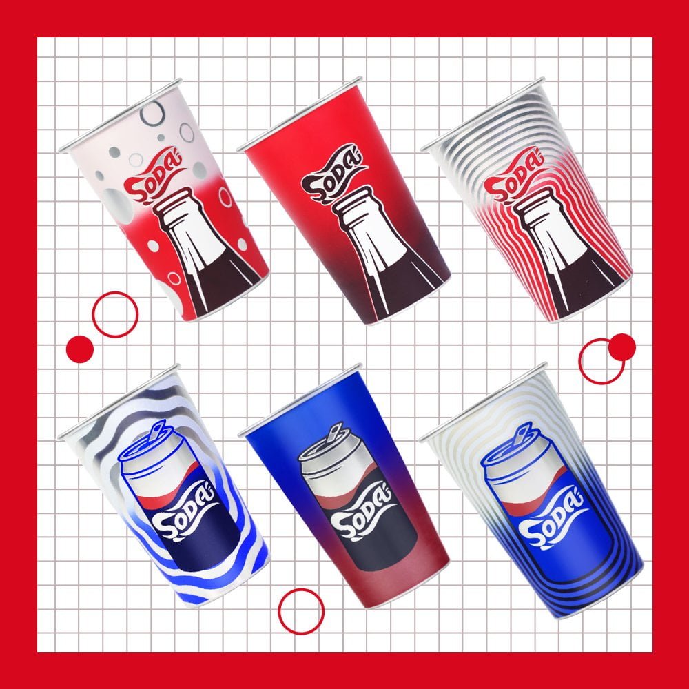 450ml Soda Cold color changing Aluminum Cup