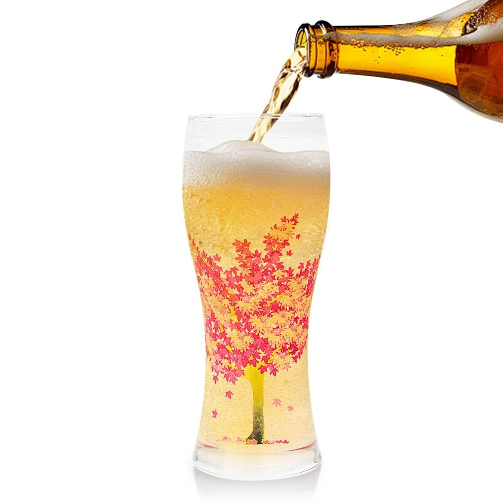 700ml Beer Glass with cold changing effect