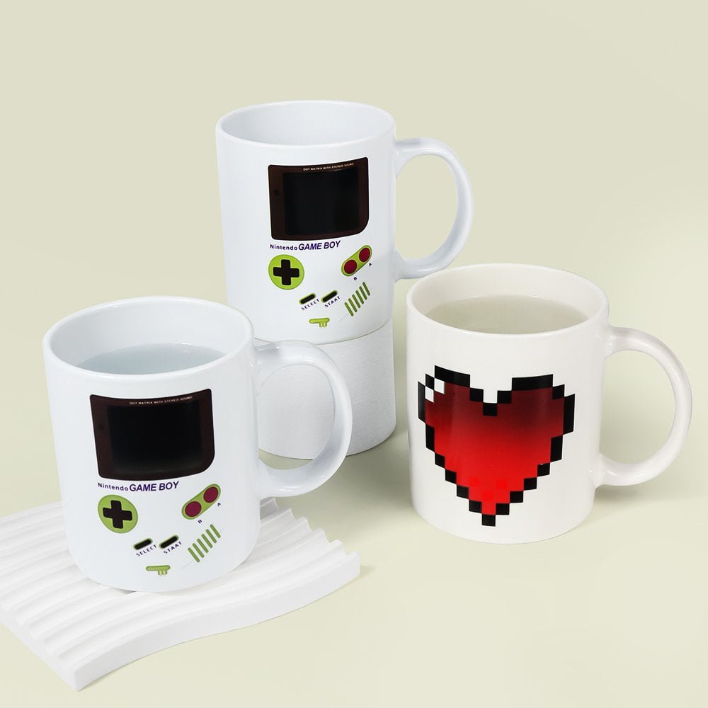 11oz White Heat reveal New Bone China Ceramic Mug