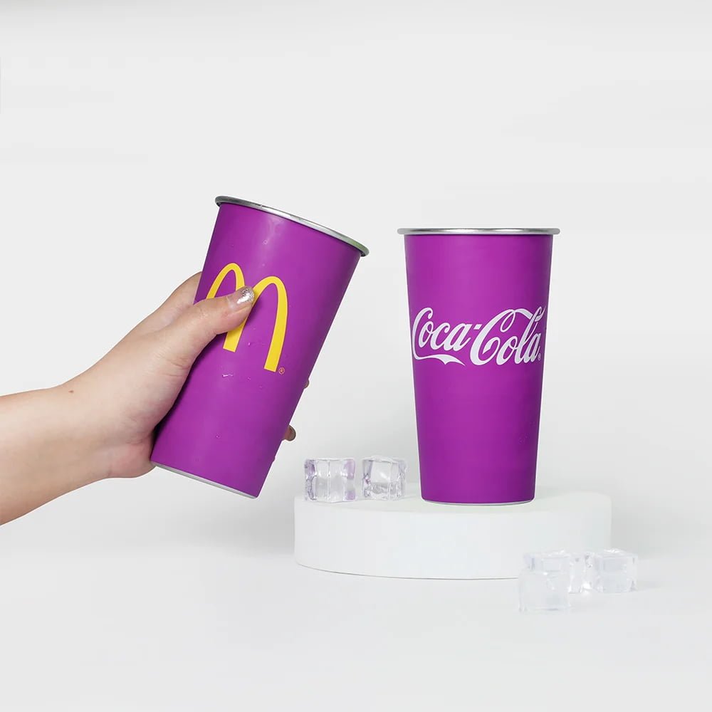 450ml McDonald cold active Aluminum cup