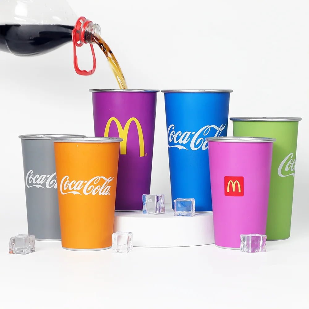 450ml McDonald cold active Aluminum cup