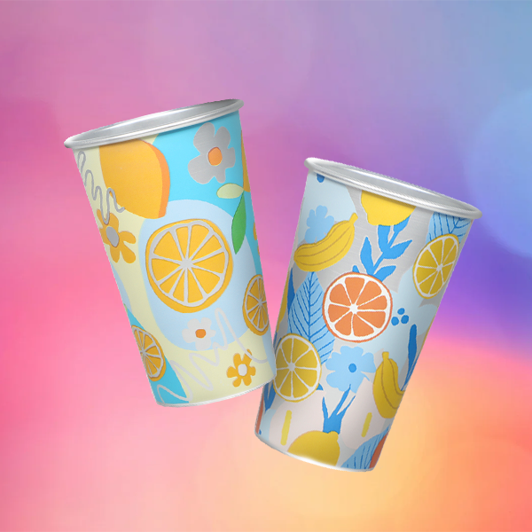 Color changing cup after state
